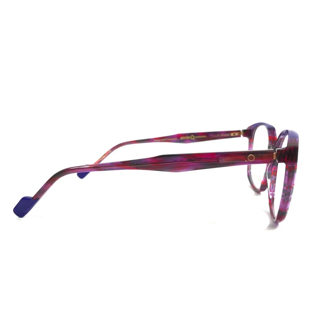 Etnia Barcelona Eyeglasses Frames VREELAND FUBL Fuchsia Blue Square 53-16-138